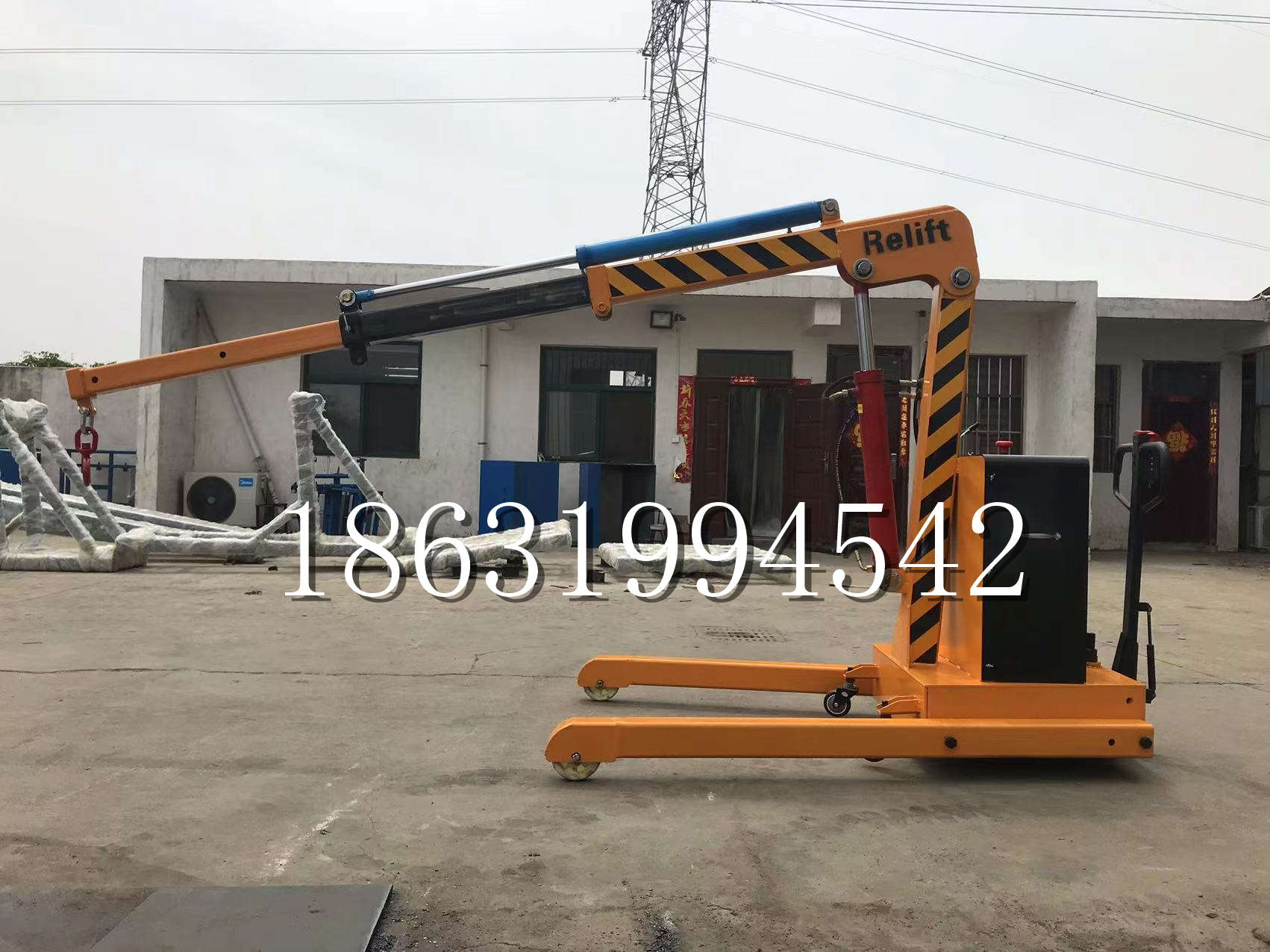 路南区久征定做3吨三轮随车吊 农用园林绿化移树吊 平板工程用小吊机